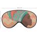 LynaRei African Woman Sleep Mask with Adjustable Strap - Wavy Stripes Eye Cover for Light Blocking - Style-2 - Buy Online on GoSupps.com
