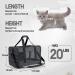 VEAGIA Pet Carrier for Medium Cats & Small Dogs - Black | Under 25 lbs - Buy Online on GoSupps.com