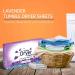 Lavender Tumble Dryer Sheets | for Long Lasting Fragrance and Softness Protection Against Static Help Reduce Creases Freshness Fabric | Pack of 3 (Total 105 Sheet) 1 count (Pack of 105) - Buy Online on GoSupps.com