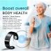 Healthgo Blood Sugar Regulator Ring Healthgo Blood Sugar Control Ring Healthgo Blood Pressure Ring Reduce Blood Pressure Naturally (black) - Buy Online on GoSupps.com