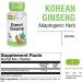 Solaray Korean Ginseng 550 mg - 100 Vegetarian Capsules | Natural Energy & Wellness - Buy Online on GoSupps.com