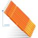 JB White 48 Cerumen Filters for Hearing Aids Compatible with Starkey Hear Clear H rz rten Child Evo/Evor | 1.5mm Height 1.7mm Diameter Orange International Shipping Available - Buy Online on GoSupps.com