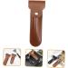 Beavorty Razor Storage Case - Travel-Friendly PU Cover for Shaving Razors Stylish Brown Design 16.5x4.2x1cm - Buy Online on GoSupps.com