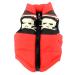 Smalllee_lucky_Store dog jacket waterproof dog coat dishwear for small dogs cats pets dog clothes chihuahua winter coat shih tzu mini-l (breast: 45cm back: 38cm) red skull