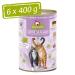 Granapet Delicatessen lamb & turkey wet food for cats cat food for gourmets food without grain & without sugar additives 6 x 400 g lamb & turkey 400 g (6 Pack)
