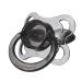 Landofgenie Adult Pacifier - Big Sucker Sign 2-Pack Transparent Design Black & White - Unique Gift for Grown-Ups - Buy Online on GoSupps.com