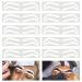 Guapa Disposable Eyebrow Design Stencil & Airbrush Tint Stickers - Easy Application for Perfect Brow Shaping | 3 Shapes Available - Buy Online on GoSupps.com