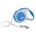 Flexi New Comfort Dog leash (adhesive tape) ergonomic durable and free of tangling for dogs up to 59.9 kg 4.9 m tall blue/pastel blue Large - 16 ft
