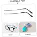 Marmerdo Retro Sunglasses Accessories | Universal Replacement Legs & Earplugs | Vintage Metal & Plastic Glasses Black - Perfect for All Styles - Buy Online on GoSupps.com