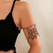 Spider Net Pendant Tassels Black Open Cuff Arm Bangle for Women - Halloween Costume Jewelry - Buy Online on GoSupps.com