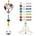 Chakra Healing Crystal Sun Catcher - Tree of Life Gemstone Pendant for Windows - Spiritual Gift for Women - Rainbow Maker Suncatcher - Buy Online on GoSupps.com