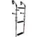 Artilife Stainless Steel Foldable Boat Ladder | Marine Pontoon 2+1 Step with Rubber Grip & Mounting Screws - Buy Online on GoSupps.com