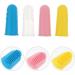 4pcs Toddler Training Toothbrushes for Babies | Silicone Teething Cleaning Bristles | Oral Care Set for Infants and Toddlers | Finger Massager included | Assorted Colors - Buy Online on GoSupps.com