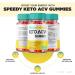 Speedy Keto ACV Gummies for Advanced Weight Loss - 60 Count Pack - Shark Tank Belly Fat Supplement with Apple Cider Vinegar - Extra Strength Gomitas - Buy Online on GoSupps.com
