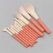 12 Piece Wood Handle Makeup Brush Set - Perfect for Concealer Eye Shadow Blush & Powder | International Shipping Available - Buy Online on GoSupps.com