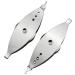E-outstanding Metal Shuttle 2PCS Silver Metal Needle Tattings