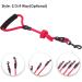 Double Dog Leash for 2 Dogs | 360 Rotatable Adjustable & Padded | Ideal for Small & Medium Breeds - Red - Buy Online on GoSupps.com
