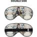 Gardenia Flowers Birds Double-Sided Sleep Eye Mask - Comfort Soft Blindfold with Adjustable Strap for Ultimate Light Blocking - Buy Online on GoSupps.com
