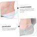 NOLITOY Heel Cover Protection Pads - 2 Sets White Man's Sebs Sole of Foot - International Shipping Available - Buy Online on GoSupps.com