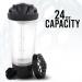 KICHLY (Set of 2 Classic Protein Shaker Bottle (700 ml) with Protein Shaker Ball - Non-Leak Cap with Container for Protein Shakes Perfect Fitness & Workout Partner (Black & Clear) - Buy Online on GoSupps.com