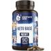 Keto Base Night - 90 capsules for nightly supply without caffeine - keto complex with green tea extract Ashwagandha magnesium vitamin B6 - popular with athletes fitness - ideal with keto base day