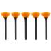 5 Pieces Fan Brushes Face Applicator Brush Soft Fan Brush Acid Applicator Brush Cosmetic Makeup Applicator Tools Mud Cream - Buy Online on GoSupps.com