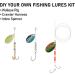 Dr.Fish Spinner Blade Kit - Lure Making Supplies for Walleye, Trout, Salmon, Bass Fishing - #3-20 Pack - Buy Online on GoSupps.com