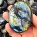 Natural Crystal Play with The Stone Stone Rolling Palmetto Stone 1pcs Randomly Send NaturalReiki Decoration Household qiangang (Size : 180-260g)