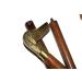 Dog Head Handle Rosewood Brown Walking Unisex Stylish Stick Beautiful Cane - Buy Online on GoSupps.com