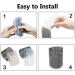4-Piece Cat Grooming Brush Set - Corner Massage Comb for Long & Short Fur Care (Gray) | Double-Sided Adhesive Included - Buy Online on GoSupps.com