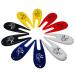 Adhere 10pcs Golf Divot Repair Tools Plastic Golf Pitchforks 5 Colours Mix Pack Printed