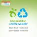 "Hefty ECOSAVE Compostable Disposable Paper Plates Dinner 10" 125 Count - Buy Online on GoSupps.com