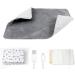 Electric Heating Pillow - Constant Temperature Washable & Soft Desk Heating Pillow (Gray) for Ultimate Comfort - Buy Online on GoSupps.com