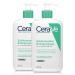 Cerave foaming cleaning gel for the face and body normal to greasy skin with hyaluron and 3 essential ceramids 2 x 473ml 473 ml (2 -pack)