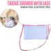 Quick Dry Mastectomy Drain Shower Bag - Post Surgery Supplies with Stretchy Pockets - White - Buy Online on GoSupps.com