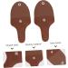 Lurrose Leather Scissor Case - 2-Pack Protective Storage for Embroidery Scissors | PU Leather Pocket Organizer - Buy Online on GoSupps.com