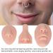 Silicone Nose Mouth Model Set | 3D Soft Practice Nose for Suture Teaching | Reusable Display Mold for Earrings | Light Skin Color - Buy Online on GoSupps.com