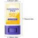  Dioeazh Sun Stick - Sunscreen Stick Face Cream SPF 50 - Non-Greasy Texture UV Protection for Beach Outdoor Sports - Buy Online on GoSupps.com