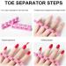 Sponge Toe Separator - 20 Pcs Nail & Toenail Separation Pad for Pedicure & Gel Application - Buy Online on GoSupps.com