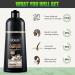Instant Shampoo for Black and Gray Hair - 3 in 1 Hair Coloring Shampoo for Women and Men Black Hair Dye Easy to Use and Long Lasting Black Shampoo (Natural Black) - Buy Online on GoSupps.com