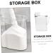 TOBBOMEY 4pcs Laundry Storage Box Lotion Fabric Softener Liquid Soap Dispensers Transparent Plastic - Buy Online on GoSupps.com