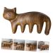 Orfofe Cat-Shaped Wooden Head Massager - Kitten Massage Comb & Scalp Tool for Relaxation - Buy Online on GoSupps.com