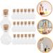 Zerodeko 20Pcs drifting bottle medicine storage bottle wish bottle Wishing bottle glass jar empty glass bottle display bottle storage rack specimen collection bottle - Buy Online on GoSupps.com