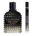 Valentine Milano (Inspired by Valentino Milano) for Men + Savage Travel Spray 35ml Eau De Parfum 3.4oz Fl Oz/100ml each Wonderful Gift Masculine Scent for All Skin Types (Pack of 2)