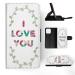 Protective case for Apple iPhone 14 Pro Max with the inscription "I love you"