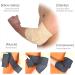 Elfzone Universal Calf Compression Sleeves - Set of 4 - Adjustable Compression Belt for Knee, Ankle, Wrist, Elbow Braces - Black & Skin Color Elastic Bandages - Buy Online on GoSupps.com