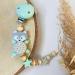 Windeltort - pacifier chain fox in different colors against loss & pollution pacifier holder - nuggikette - now watch (mint)