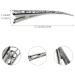 DonLeeving Duckbill Hair Clips - 6pcs Hollow Metal Non-Slip Alligator Clips (Silver Tone) for Effortless Styling - Buy Online on GoSupps.com