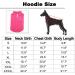 Dog Fleece Vest with D-Ring Leash | Winter Hoodie for Small Dogs | Dark Pink - Buy Online on GoSupps.com