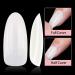 Makartt Oval Press On Nails - 500pcs Full Cover Acrylic Nail Tips in 10 Sizes - A-04 Natural Round Design - Buy Online on GoSupps.com